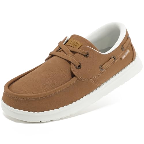 Image of STQ Women Lace up Shoes Casual Sneakers Boat Shoe Canvas Loafer | Lightweight, Breathable, Travel