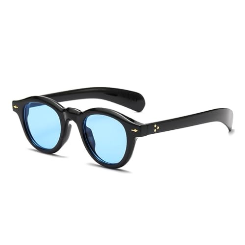Lunettes de soleil ovales rétro contre l'éblouissement masculin