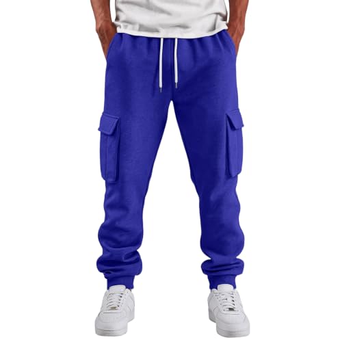 Men's Cargo Pants Baggy High Waisted Pants with Pockets Work Trousers - image 2