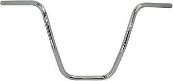 OG LOWRIDER Dyno Ape-Hangers 22.2mm Bike Handle Bars Chrome 13.5 | Steel Cruiser Classic Dyno Style Chopper