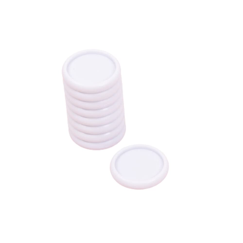Craftelier - Plastic S Disc Rings for Binding Planners, Notebooks or Albums | Ideal for Scrapbooking and Other Crafts | Pack of 9 pcs. 25 mm Diameter - Colour White