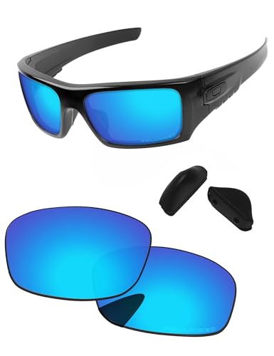 Image of Replacement Lenses & Nosepads for Oakley Si Ballistic Det Cord OO9253 61mm - Precision Fit, UV & Impact Resistant