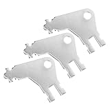 STOBAZA 3stücke Papierhandtuchspender Schlüssel Ersatzschlüssel Für Spender Kompatibel Mit Toilettenpapierrollenspendern Aus Eisenmaterial Einfach Zu Bedienen in Badezimmern Und Büros