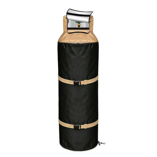 100 lb Propane Tank Cover 1200D Heavy Duty Waterproof Cover Opened Top Lid