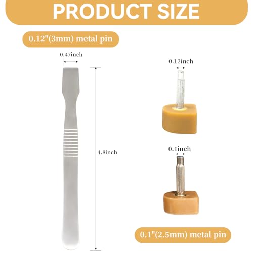 Image of MHBH High Heel Replacement Tips, Shoe Heel Repair - 20 Pairs of Heel Caps Shoe Heel Repair Kit for Women's Shoes, 5 sizes