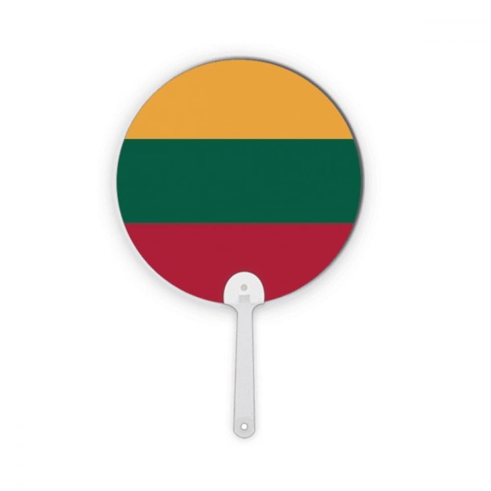 Drapeau Lituanie plastique rond ornement pays UE pour artisanat