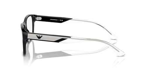 Image of Emporio Armani mens Ea3239 Rectangular Prescription Eyewear Frames