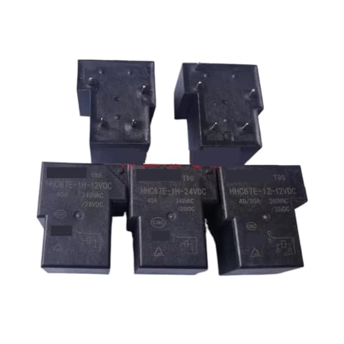 Relais HH-C67E-1H-12VDC 4 broches 40A pour circuit électrique automobile