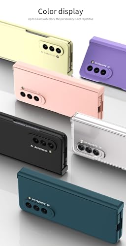 Coque Samsung Galaxy Z Fold 6 rigide antichoc violette avec film écran intégré - 7
