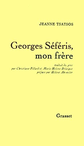Télécharger Georges Séféris, mon frère PDF Ebook En Ligne