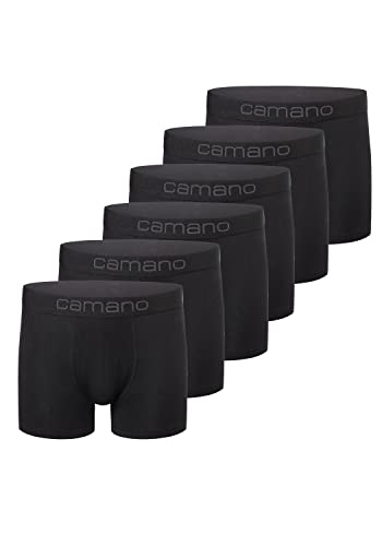 Calzoncillos bóxer de algodón Camano negros para el día a día en pack de 6
