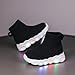 PhoeniTots Toddler Little Kids Light Up Fashion Sneakers Slip on Led Shoe Breathable Casual First Walking Mesh Boys Girls