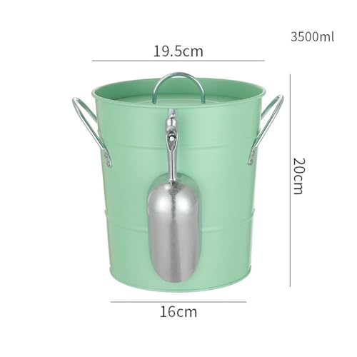 Cubo de hielo portátil con tapa para evitar que el hielo de tus bebidas se derrita 3