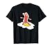 Kawaii Bacon Surfing On Fried Egg Breakfast Egg and Bacon T-Shirt