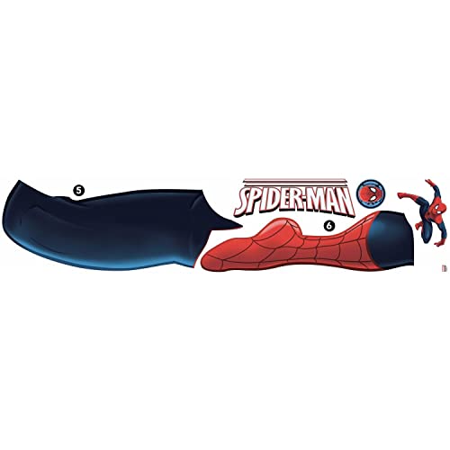 Roommates Rmk4831Gm Ultimate Spider-Man Peel And Stick Wall Decals,Red, Blue, Yellow #TOP2
