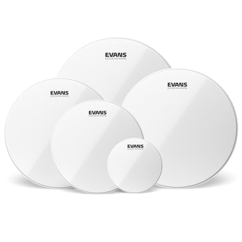 EVANS MX White Tenor Pack (6 inch, 10 inch, 12 inch, 13 inch, 14 inch) by Evans - Used condition - US$62.88
