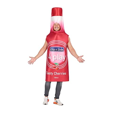 ORION COSTUMES Men's Lube Bottle Rude Stag Do Fancy Dress Costume Cover