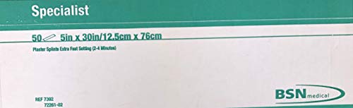 BSN Medical- Inc. JAJ101 Specialist Plaster Splints 5 Inch x 30 Inch 50 Per Box miniatura 1