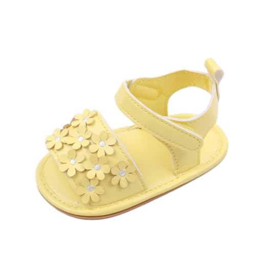 big kids sandal Girls PU Leather Soft Open Toe Summer Sandals Flower Flat Shoes For Summer