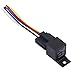 12V 40A Waterproof Automotive Relay with Socket, 5 Pack, DC Power, Black Red Copper Terminals, Sealed General Purpose Car Relay (24V 4PIN)