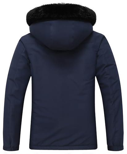 Image of MOERDENG Women's Ski Jacket Waterproof Warm Winter Coat Hooded Snowboarding Jacket Versatile for Hiking & Winter Activities