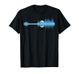 Prenez ce design amusant de guitare Lake Trees Moon pour votre père, mari, grand-père ou fils de guitare à bascule C'est le cadeau parfait pour un concert de rock, un concert, un anniversaire, la fête des pères, la fête des mères ou Noël