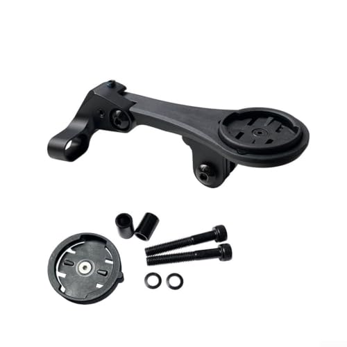 Alloy Bike Computer Mount Adjustable Angle for Garmin Aluminum GPS Bike Mount Dual Bolt Secure Fixing Cycling Handlebar Mount with Action Camera