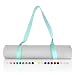 Tumaz Yoga Mat Strap, 2-in-1 Adjustable Sling - Mat Carrier & Stretching Strap (15+ Colors, 2 Sizes Options) with Extra Thick, Durable and Comfy Delicate Texture [Mat NOT Included]