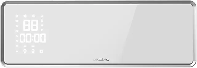 Imagen relacionada con Cecotec Calefactor Cerámico de Pared Ready Warm 5350 Power Box Ceramic Connected. 2000 W, Pantalla LED, Control Wifi, Mando a Distancia, Protección IP22, Kit de instalación