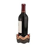 NambΓ© Copper Canyon Wine Coaster β Double-Wall Insulated Copper Beverage Holder, Modern Wine Bottle Stand & Drip Catcher, 4.25" Durable Tabletop Wine Accessory for Entertaining, Hosting & Gifting