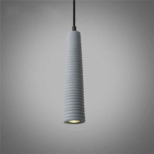 Lustre en ciment minimaliste pour illuminer votre table de salle à manger