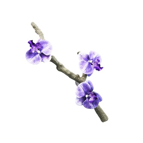 SHIUCS Reptiles Corner Branch Climbing Branch Vine for Terrariums Life Like Plant Decorative Suction Cup Vine for Turtles Lizards