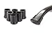 MAXFASHION 12 Rubber Tobacco Pipe Tip Grips With Free Brush