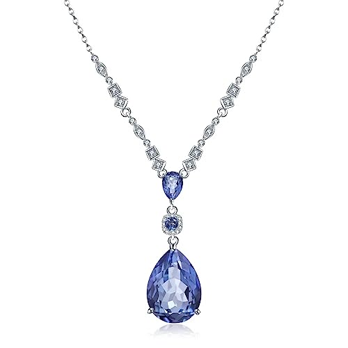 Bijoux en Argent Sterling 925 : Sublimez votre Robe de Mariée avec le Quartz Bleu Iolite