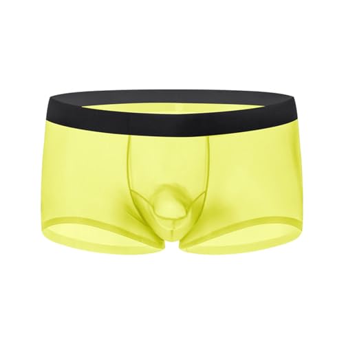 Genérico Tanga Hombre, Calzoncillo Hombre Slip Cortos De Seda Helada para Estilo CláSico Gris Plomo Corte Triple Secado RáPido Y Transpirables CóModo VersáTil Color Liso Suave Y EláStico