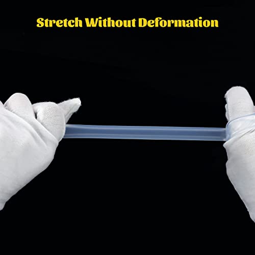 Eastrans 1/2" Id Silicone Tubing, Food Grade 1/2" Id X 5/8" Od Flexible Pure Silicone Hoses High Temp For Home Brewing,10 Feet Length #TOP2