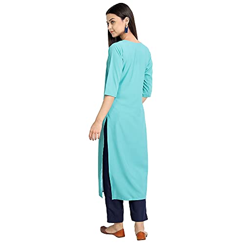 Image of Women's Crepe Straight Kurta