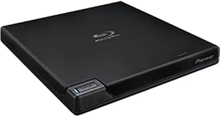 Pioneer Electronics BDR-XD07B 6x Slim Portable USB 3.0 BD/DVD/CD Burner Supports BDXL & M-Disc Format with CyberLink Software, Black