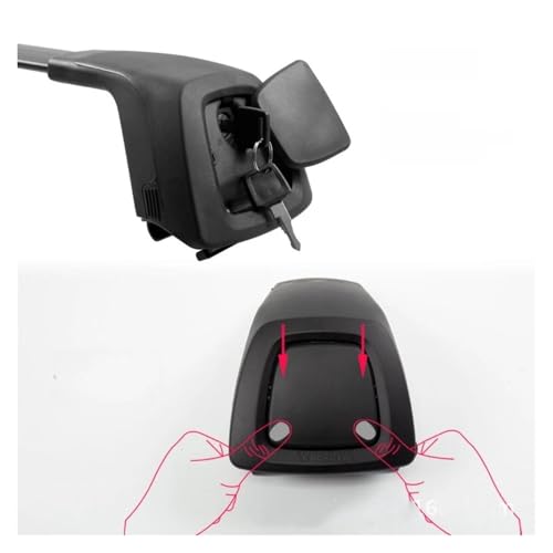Barras de techo para coches Mazda CX30 equipaje superior estable 4