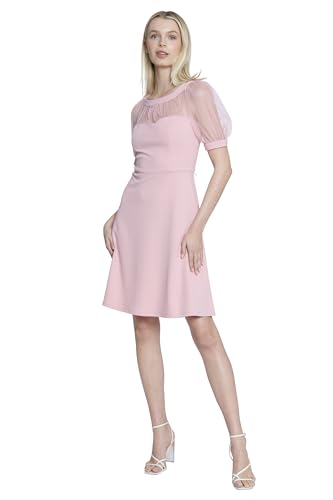 Image of Maggy London Women's Illusion Dress Occasion Event Party Holiday Cocktail Guest of Wedding.