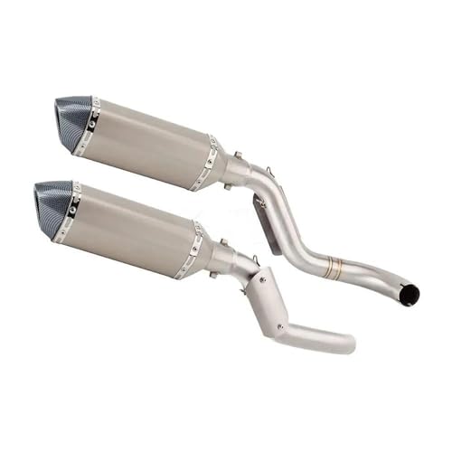 Tuyau d'échappement VTR 1000 F avec tube de liaison haut pour Superhawk 1997-2006 Style 4