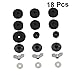 Abaodam 2sets Percussion Parts Drum Kit Cymbal Felts Washers Sleeves Base Drum Cymbals Kit 18pcs*2