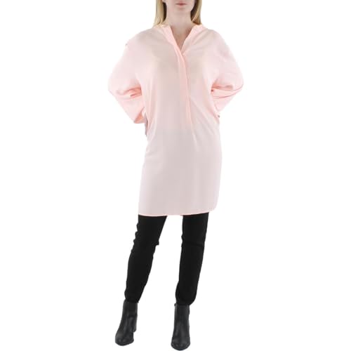 Tunique Nehru Anne Klein longue pour un style décontracté chic au bureau