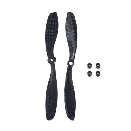 Hélice fibre de carbone 8x4.5 3K pour réparer et stabiliser le quadricoptère F05305