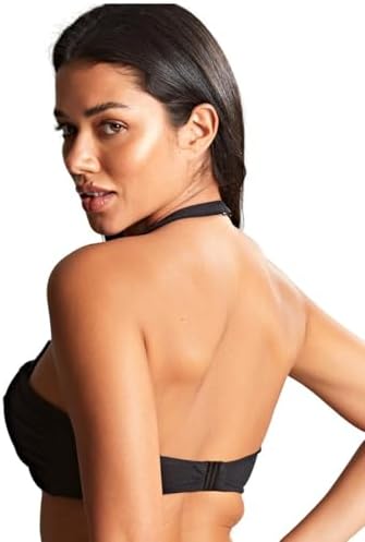 Panache Women's Ella Twist Bandeau Bikini Top with Padded Cups and Detachable Straps