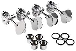 Fender American Standard/Deluxe Bass Guitar Tuners RH Set, Guitar Accessories, Chrome image 2