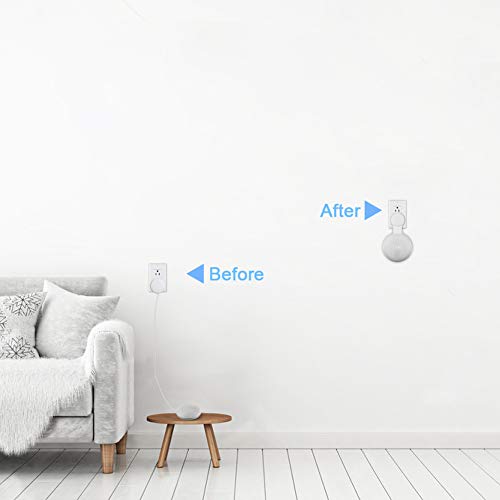 Caremoo Google Nest Mini Wall Mount Holder, Space-Saving Design Outlet Mount, Perfect Cord Management For Google Nest Mini 2Nd Generation (White, 3 Pack) #TOP4