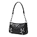 ED HARDY Women's Shoulder Crossbody Bag (Black Rhinestone)