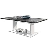 wohnzimmertisch marmor silber Tischplatte in Marmor-Graphit aus MDF