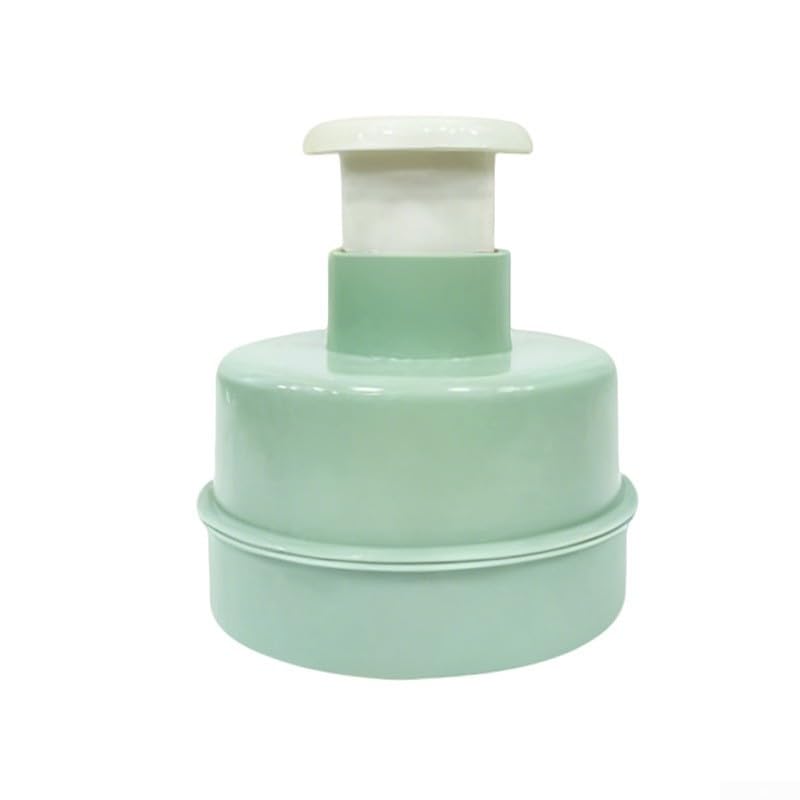 Herramienta de cocina de prensa de hamburguesas con rebote automático y mango ergonómico para hacer pasteles de carne, pasteles de arroz y masa para cocinar en casa (verde)